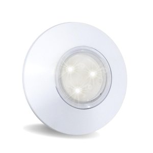Luminária Piscina Super Led 9w 95mm Branco Abs