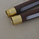 Ver imagem 3 de Luminária de Teto Madeira Maciça Nogueira Americana Fosco Natural Nogueira Americana