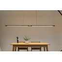 Ver imagem 2 de Luminária de Teto Madeira Maciça Nogueira Americana Fosco Natural Nogueira Americana