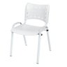 Cadeira Iso Base Branco Escola, Escritório Branco - 2
