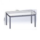 Ver imagem 3 de Conjunto Sala de Jantar Mesa Era 6 Cadeiras Rubi Móveis Muller