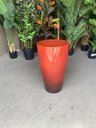 Ver imagem 3 de Vaso Grande para Planta para Decoração Sala Varanda Jardim Alto Brilho e Leve 54cm (liso/vermelho)