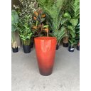 Ver imagem 7 de Vaso Grande para Planta para Decoração Sala Varanda Jardim Alto Brilho e Leve 54cm (liso/vermelho)