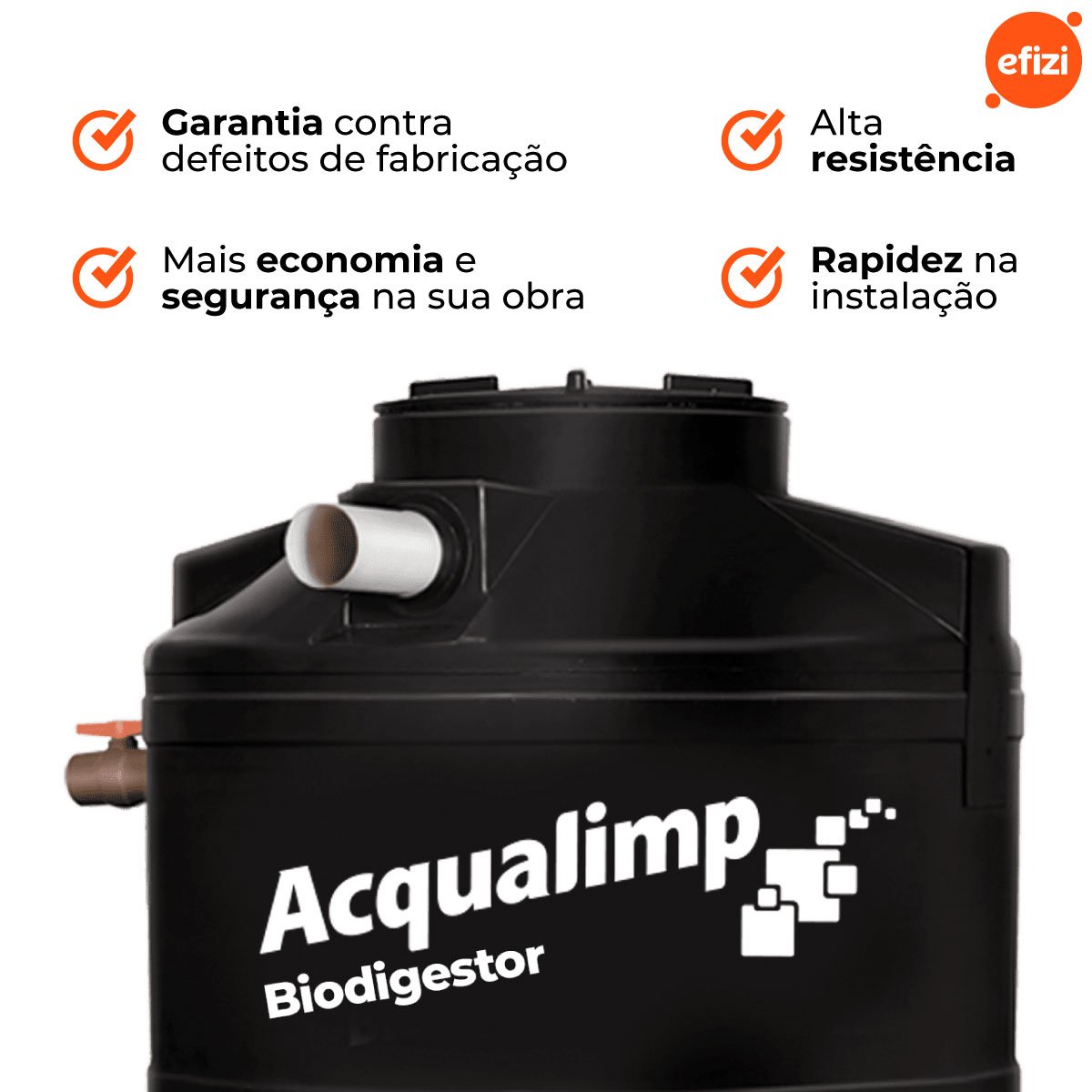 Fossa Séptica Biodigestor 1.500l/dia Acqualimp - 7
