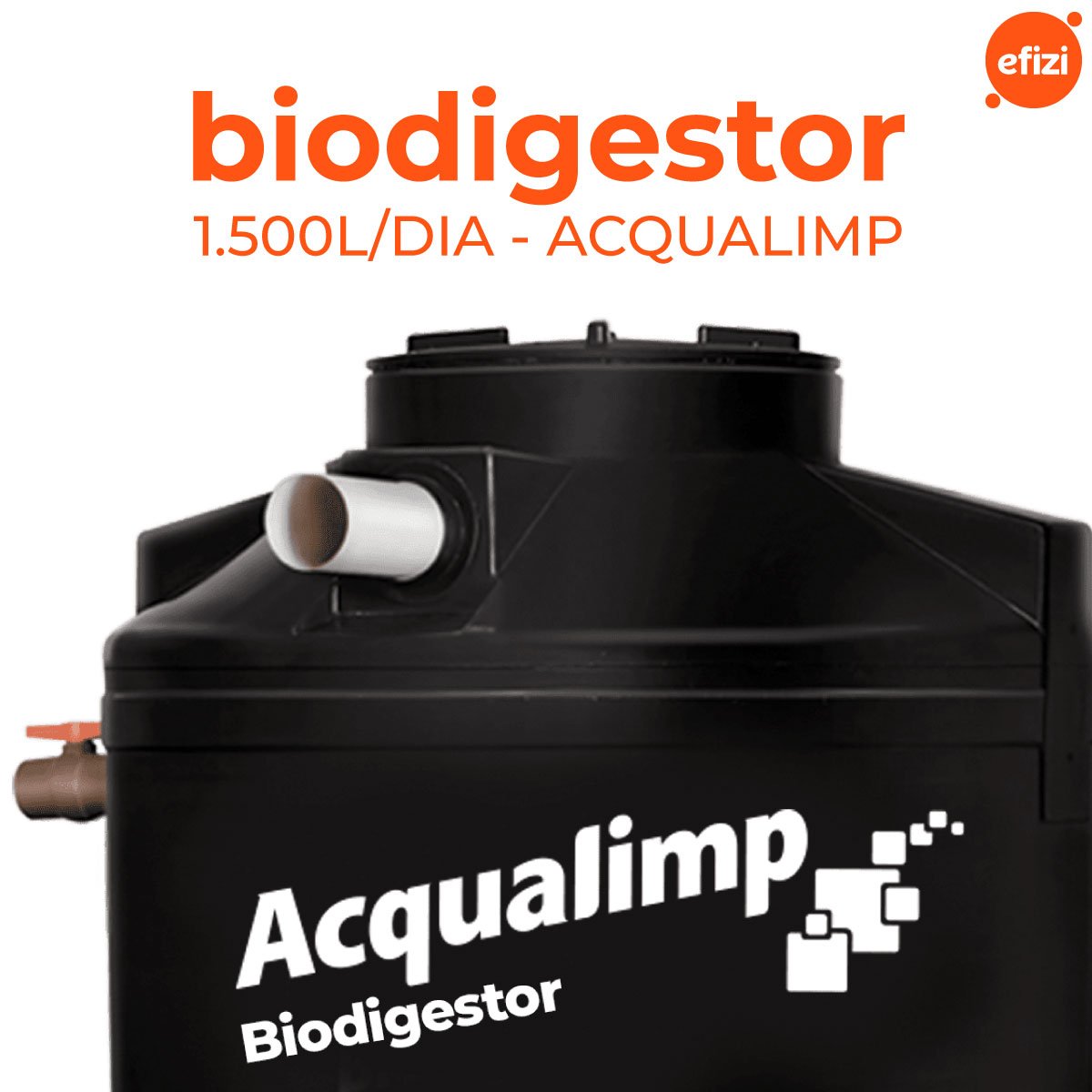 Fossa Séptica Biodigestor 1.500l/dia Acqualimp - 2