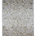 Ver imagem 1 de Tapete de Couro Legítimo Costurado - 2.50x3.00 - Bege Claro - 250818110555