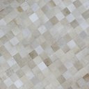 Ver imagem 2 de Tapete de Couro Legítimo Costurado - 2.50x3.00 - Bege Claro - 250818110555