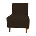Ver imagem 5 de Poltrona Decorativa Alice Pés Trapézio Suede Marrom - Ds Estofados