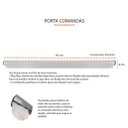 Ver imagem 3 de Porta Comanda Profissional Cozinha Restaurante Aluminio 60cm