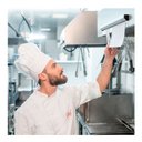 Ver imagem 2 de Porta Comanda Profissional Cozinha Restaurante Aluminio 60cm