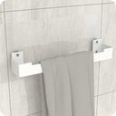 Ver imagem 4 de Kit Acessórios para Banheiro com Adesivo 4 Peças Branco Elg