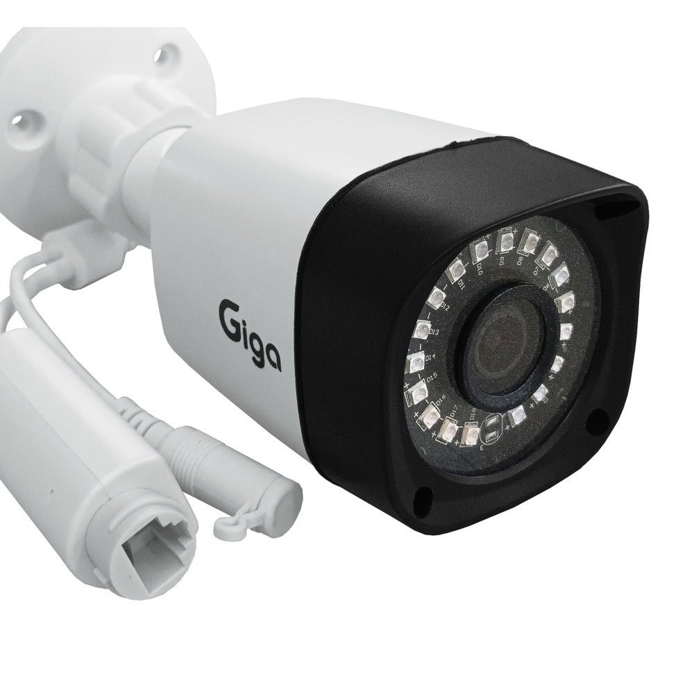 Câmera Ip Bullet Plástica Poe 3mp 2,8mm Ir 30m Gs0371a Dwdr Giga Multilaser - 4