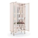 Ver imagem 7 de Buffet Saluti e Cristaleira Évora Off White – Hb Móveis