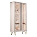 Ver imagem 6 de Buffet Saluti e Cristaleira Évora Off White – Hb Móveis