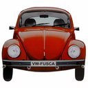 Ver imagem 1 de Porta Chaves de Parede Retrô Decorativo - Fusca Red
