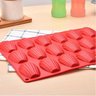 Forma De Silicone Para Biscoitos Concha Mini Madeleine Carol - 2