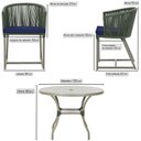 Ver imagem 2 de Mesa e 6 Cadeiras de Jantar Noronha Fendi E10 Trama Original Verde
