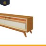 Rack Requinte para Tv até 85 Pol com Pés Madeira Gelius - 6