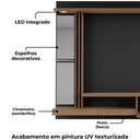 Ver imagem 6 de Painel Suspenso Tv 55 Pol 160 Cm Denver Preto Cinamomo Bechara