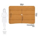 Ver imagem 3 de Painel para TV até 80 Polegadas 132cm x 200cm Orgânico Hera Espresso Móveis