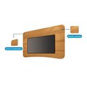 Ver imagem 4 de Painel para TV até 80 Polegadas 132cm x 200cm Orgânico Hera Espresso Móveis