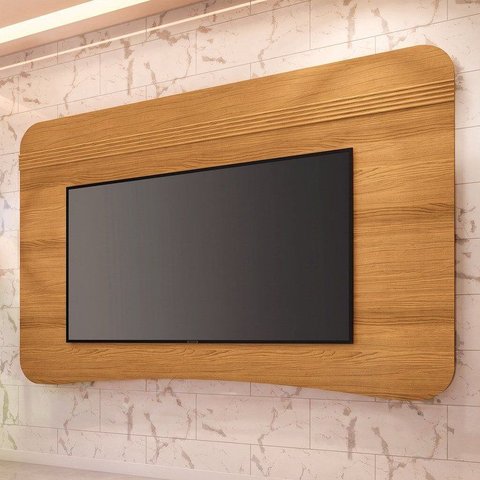 Painel para TV até 80 Polegadas 132cm x 200cm Orgânico Hera Espresso Móveis