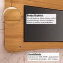 Ver imagem 5 de Painel para TV até 80 Polegadas 132cm x 200cm Orgânico Hera Espresso Móveis