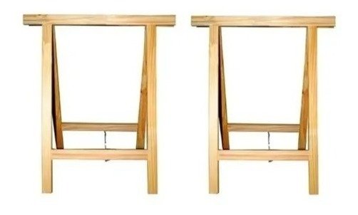 Cavalete Para apoio balcão suporte de mesa, madeira pinus Technox - 2