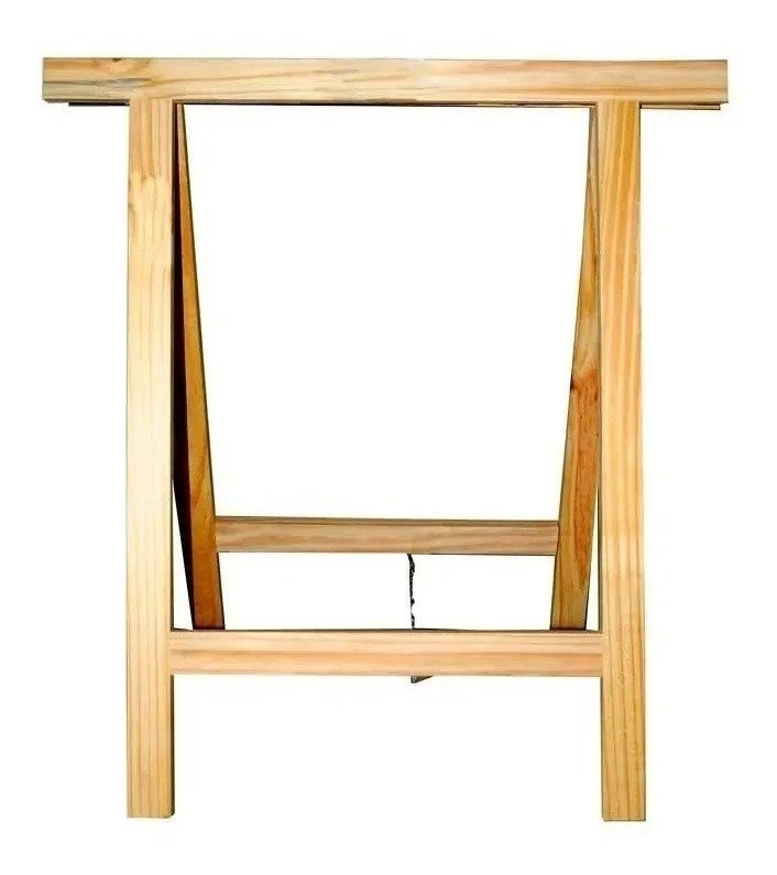Cavalete Para apoio balcão suporte de mesa, madeira pinus Technox - 5