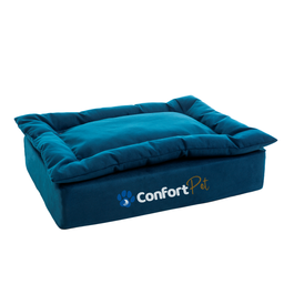 Cama Pequena Confort Pet Sonos com Pillow Removível - Azul - 1