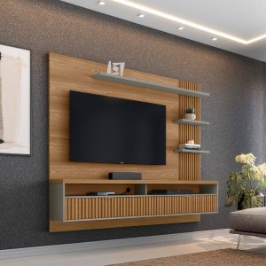 Painel para TV até 65 Polegadas Ripado Araruna Línea Brasil