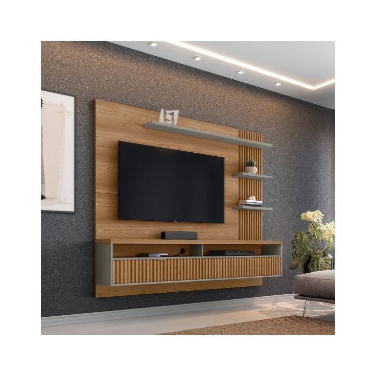 Painel para TV até 65 Polegadas Ripado Araruna Línea Brasil