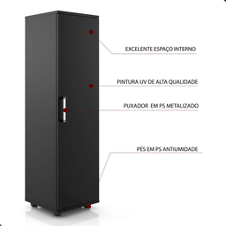 Multiuso Sapateira Lavanderia Armario Cozinha Stellinha Sofi Preto - 3 Multiuso Sapateira Lavanderia Armario Cozinha Stellinha Sofi Preto - 3