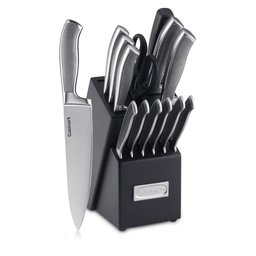 Cuisinart Conjunto de Facas 15 Peças com Bloco e Lâminas em Aço Inox - 1