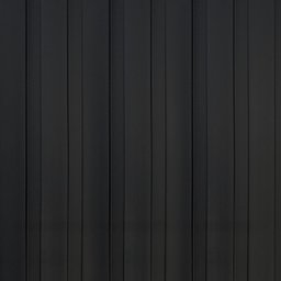 Kit 10 Painel Ripado Wpc Interno Wide Cor: Preto 2,90m X 16cm (0,46m²) Woopo - 3