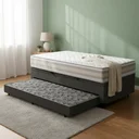 Ver imagem 1 de Cama Box Baú com Colchão de Espuma D33 Double Face Territory Hellen + Auxiliar Solteiro 88cm