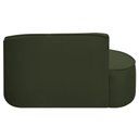 Ver imagem 4 de Kit Divã Recamier Orgânico Marrocos 150cm Lado Esquerdo e 2 Poltronas Amore Linho Verde