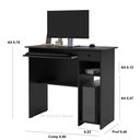 Ver imagem 2 de Mesa para Computador Dubai 1 Gaveta 1 Nicho Cor Preto - Comprar Móveis em Casa