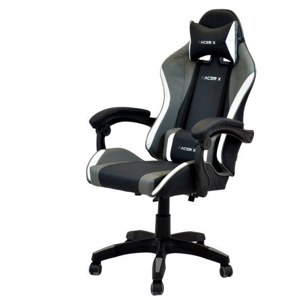 Cadeira Gamer de Escritório Racer X Comfort Cinza Novo - 8