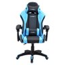 Cadeira Gamer Reclinável Giratória Modelo Comfort Racer X Comfort Azul Claro - 1