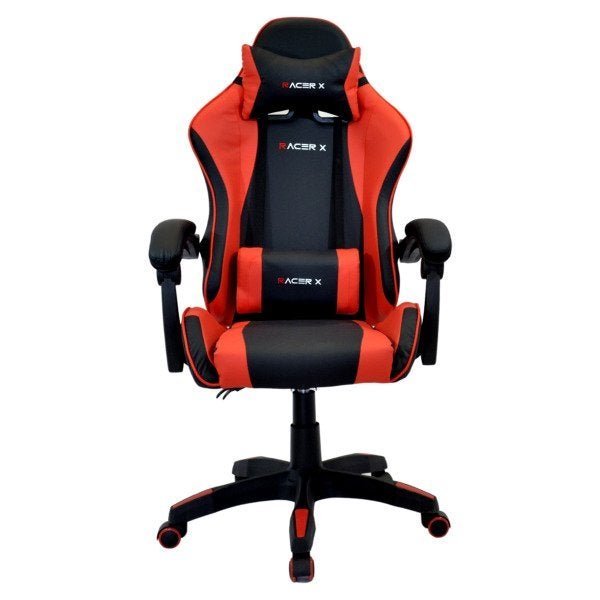 Cadeira Gamer de Escritório Reclinável Giratória Modelo Comfort Racer X Vermelha - 1