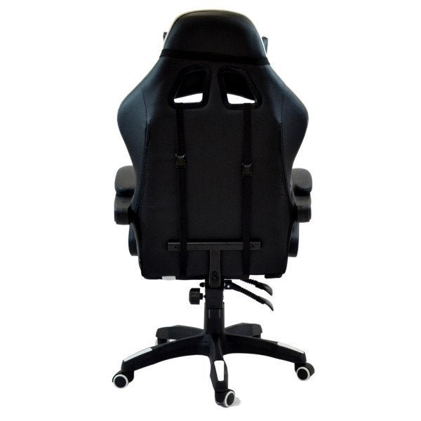 Cadeira Gamer de Escritório Reclinável Giratória Modelo Comfort Racer X  Branca - 5