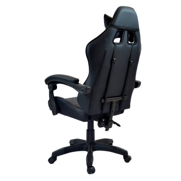 Cadeira Gamer de Escritório Reclinável Giratória Modelo Comfort Racer X Preta - 6