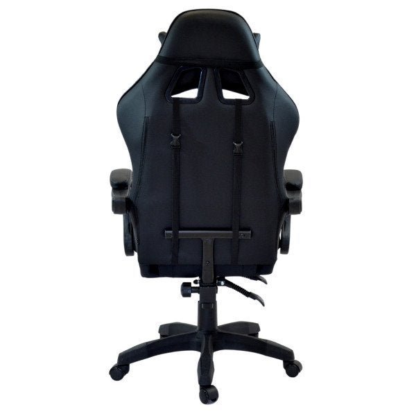 Cadeira Gamer de Escritório Reclinável Giratória Modelo Comfort Racer X Preta - 5