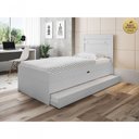 Ver imagem 1 de Cama Solteiro Bau Larissa com Cama Auxiliar Dani Branco