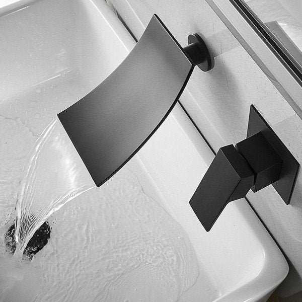 Torneira Cascata de Parede Monocomando Black Matte - 4