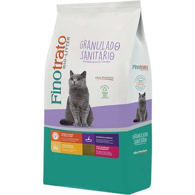 Granulado Sanitário Ultra Premium para Gatos Bio Litter 4kg - Fino Trato