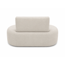 Ver imagem 4 de Sofá Fit 140cm 2 Lugares Moderno Sala Consultório:Off White/Bouclé