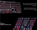 Ver imagem 4 de Teclado Gamer Vx Hydra Led Vermelho 107 Teclas+12 Multimidia