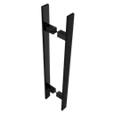 Ver imagem 1 de Puxador para Portas Preto Fosco em Aço Inox Perseu Grego Metal 50cm